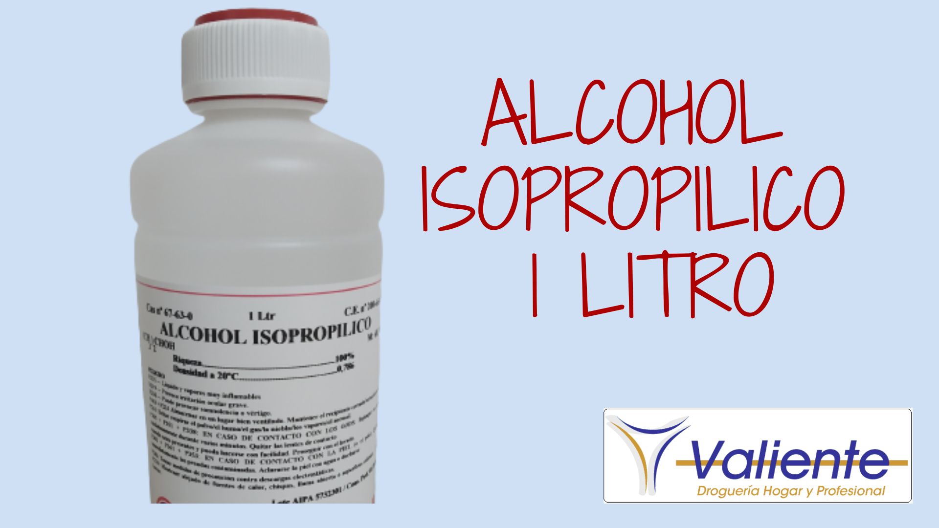 Alcohol Isopropílico 1 Litro